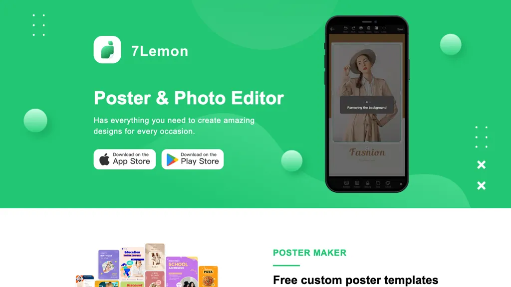 7Lemon: Graphic design Top AI tools