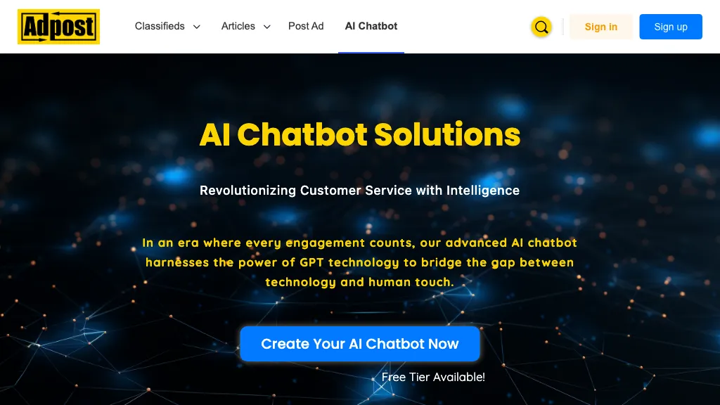 Adpost AI Chatbot Top AI tools