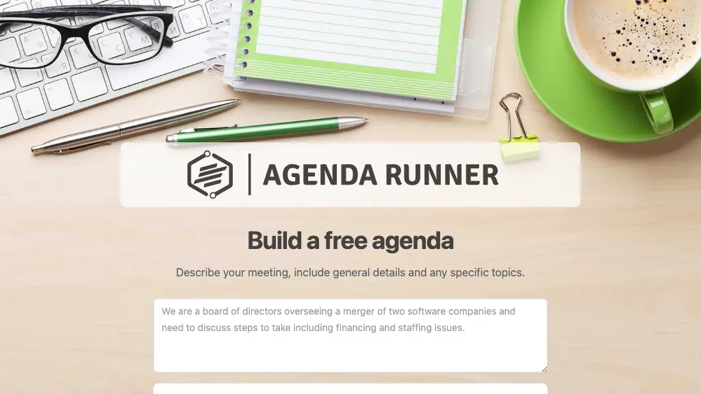 Agenda Runner Top AI tools