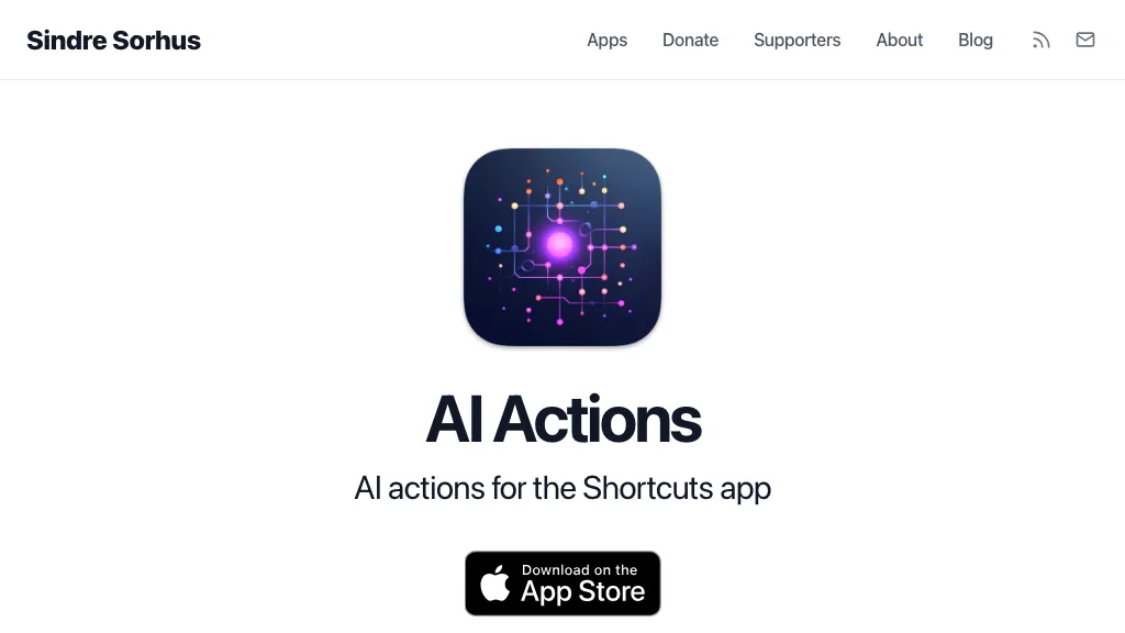 AI Actions Top AI tools