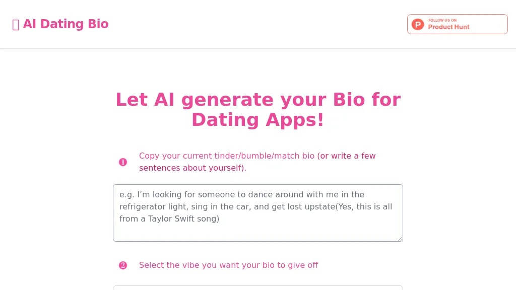AI Dating Bio Top AI tools