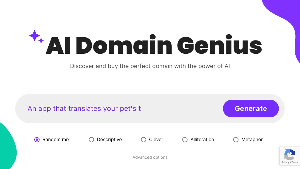 AI Domain Genius Top AI tools