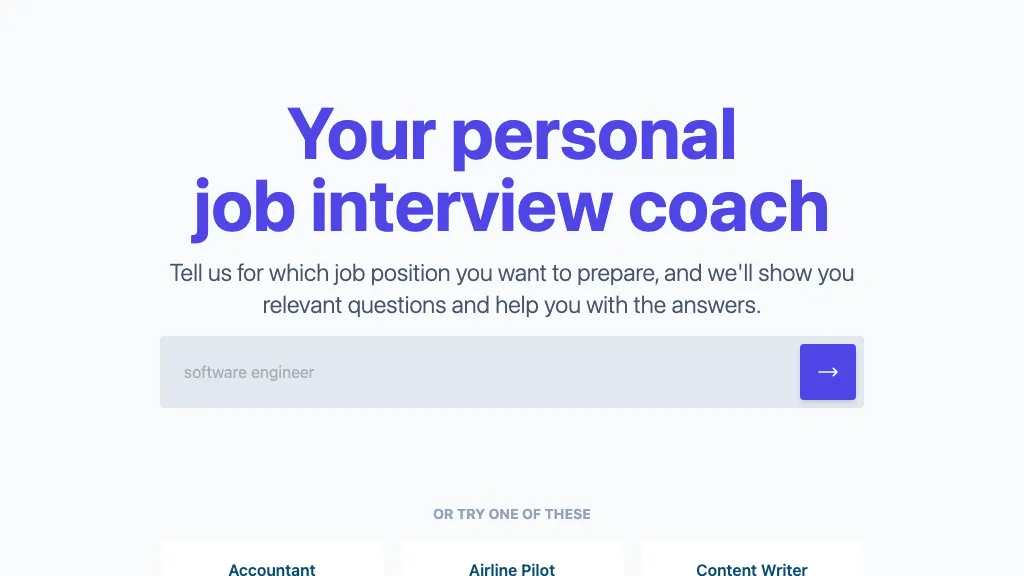 AI Interview Coach