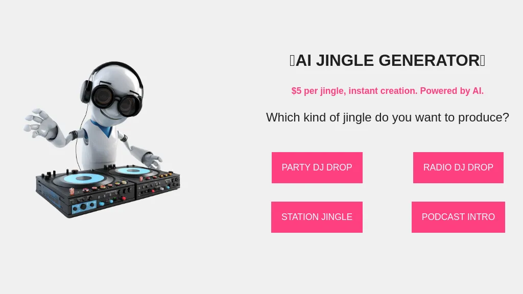 AI Jingle Generator