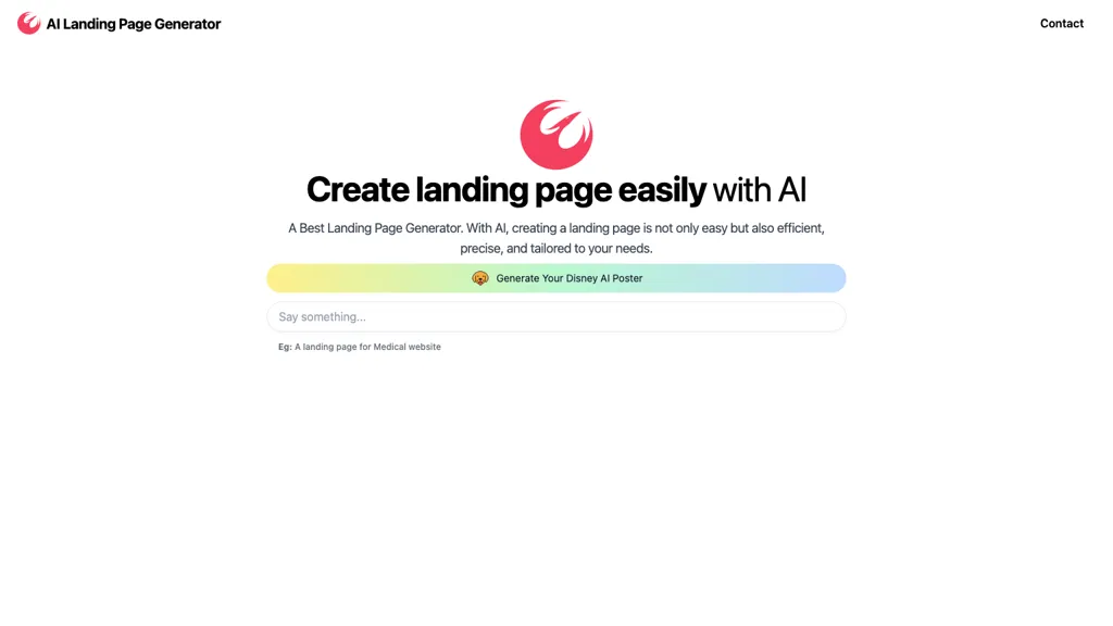 Landing Page Generator Top AI tools