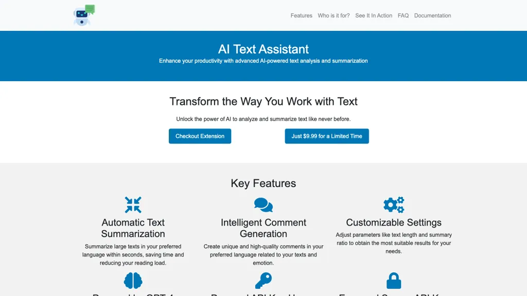 AI Text Assistant Top AI tools