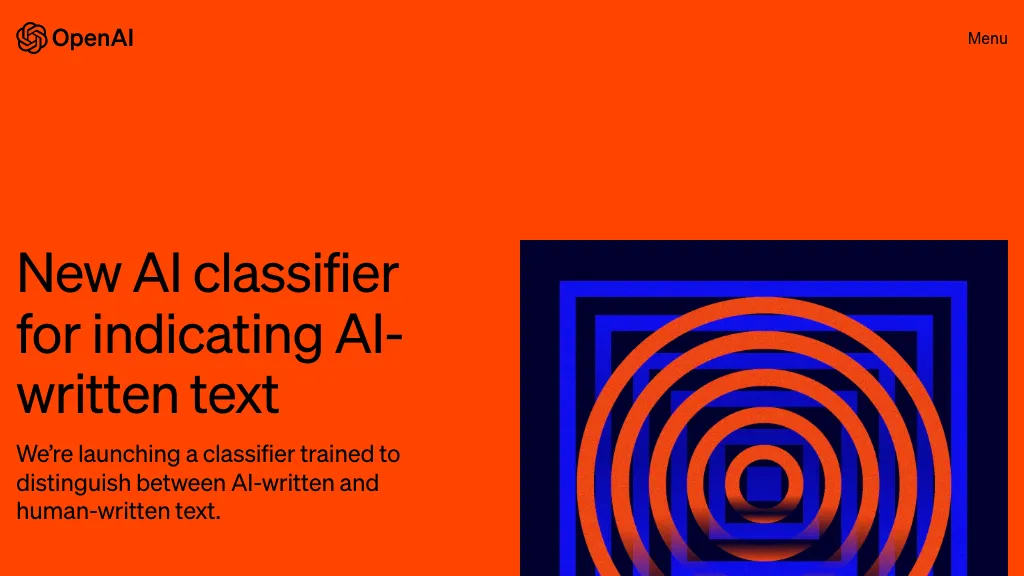 AI text classifier