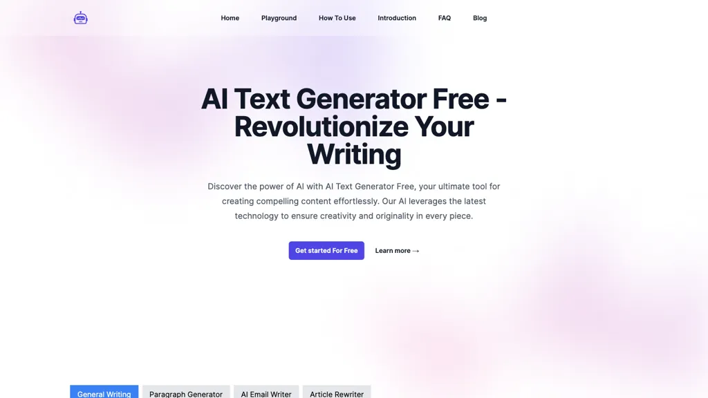 AI Text Generator Top AI tools