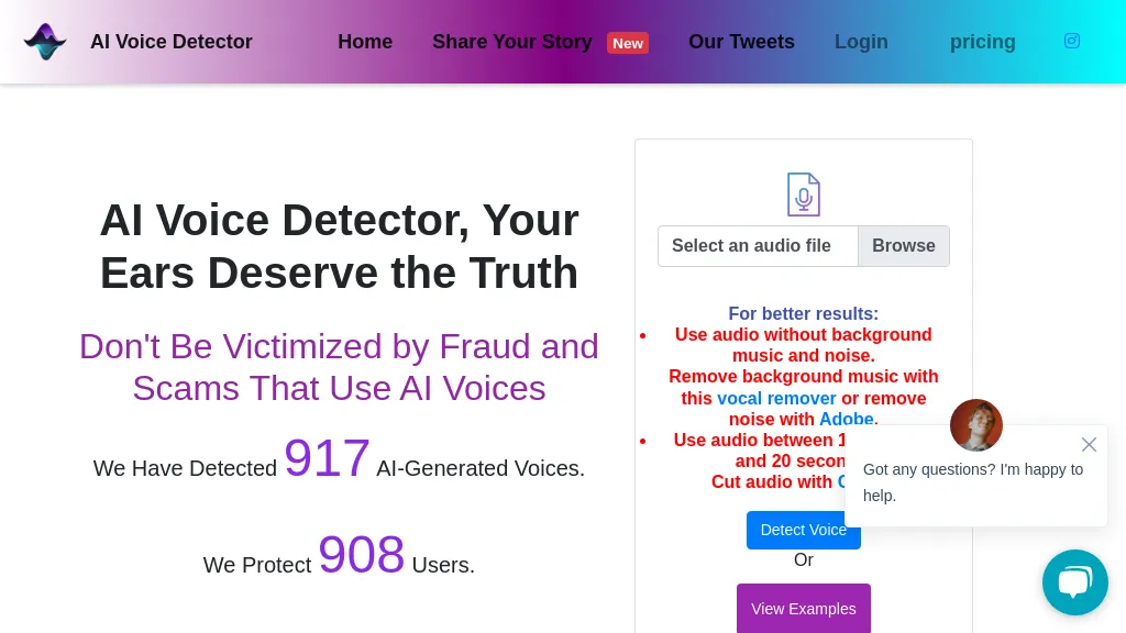 AI Voice Detector Top AI tools