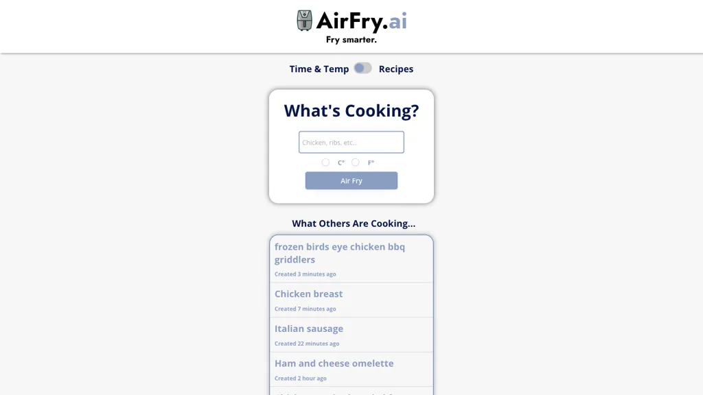 AirFry.ai Top AI tools