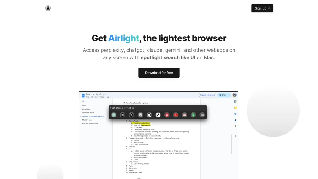 Airlight Top AI tools