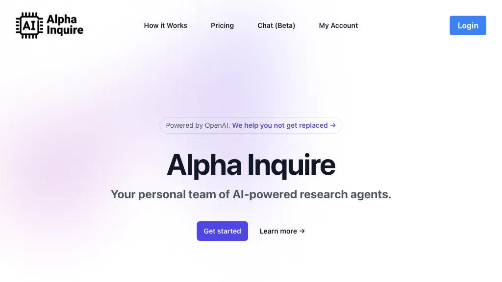 AlphaInquire Top AI tools