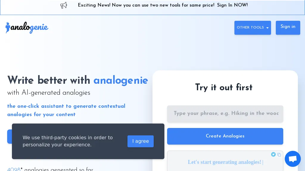 Analogenie Top AI tools