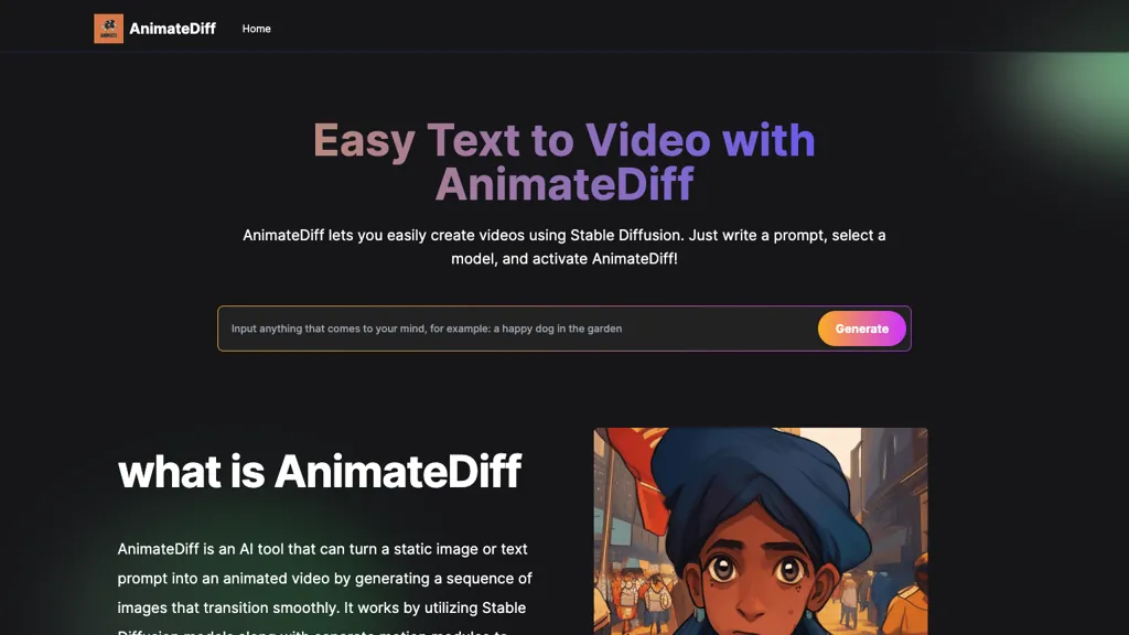 AnimateDiff Top AI tools