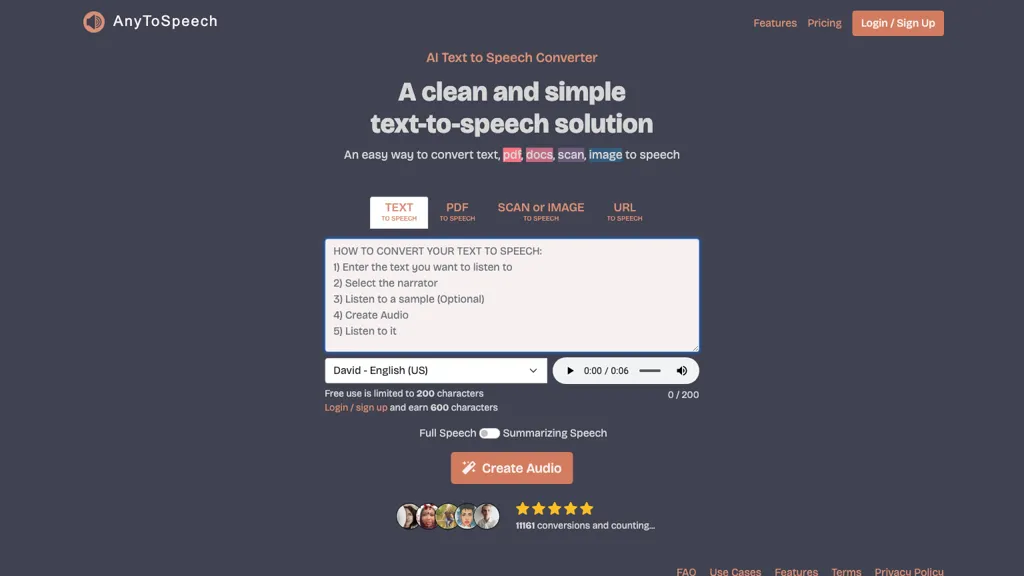 AnyToSpeech Top AI tools