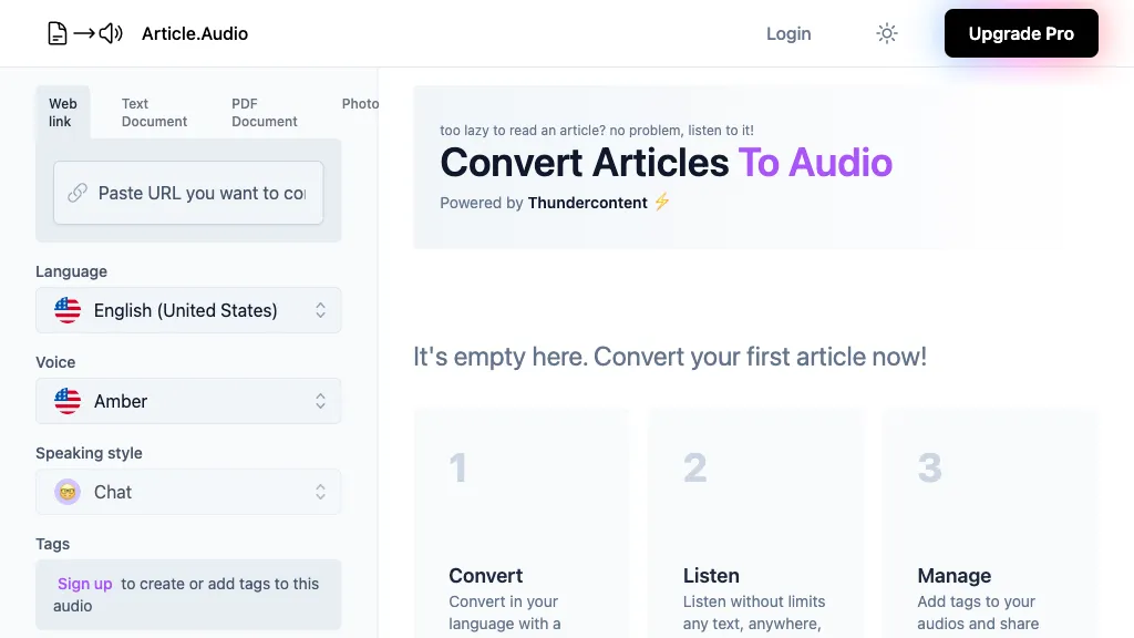 Article.Audio Top AI tools