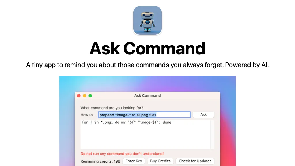 Ask Command Top AI tools