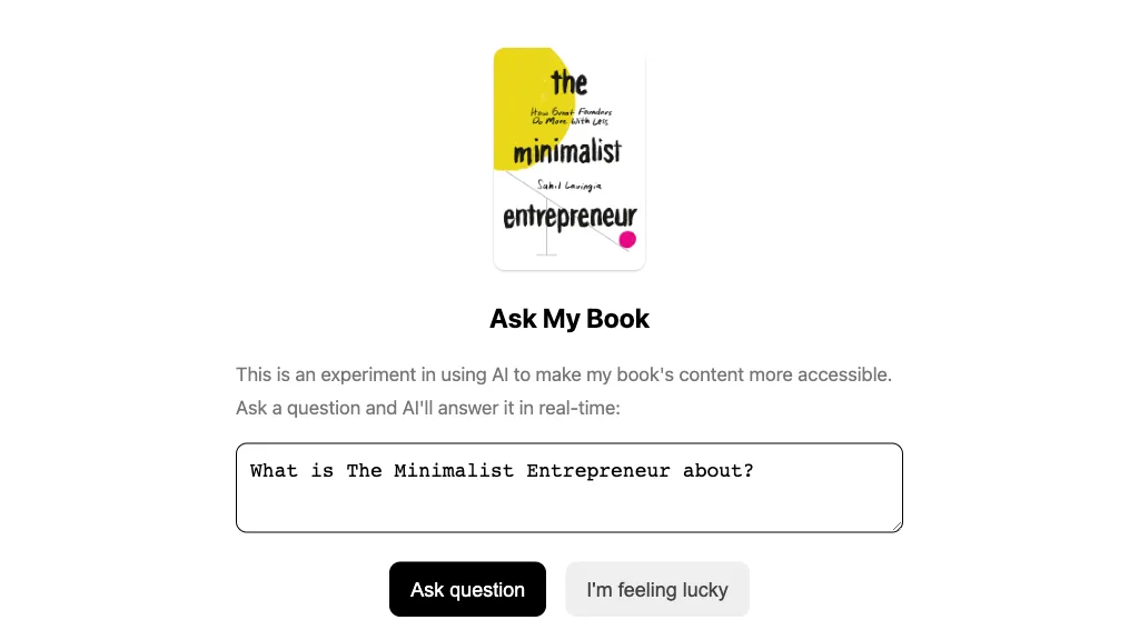 Ask My Book