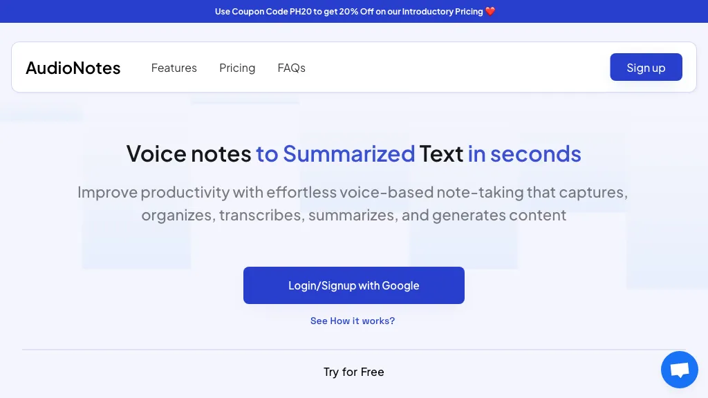 Audio Notes AI Top AI tools