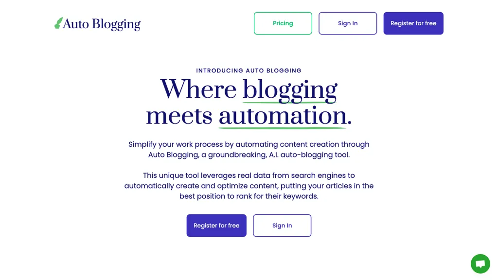 Auto Blogging Top AI tools
