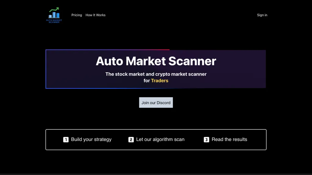 Auto Market Scanner Top AI tools