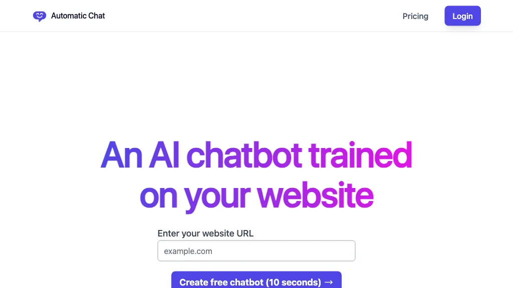 Automatic Chat Top AI tools