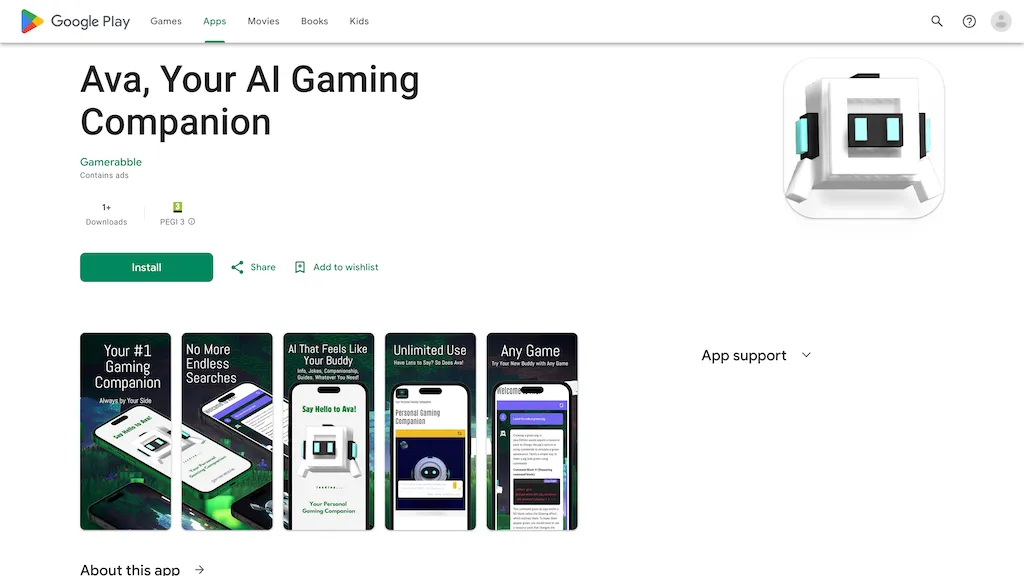 Ava - AI Gaming Companion Top AI tools