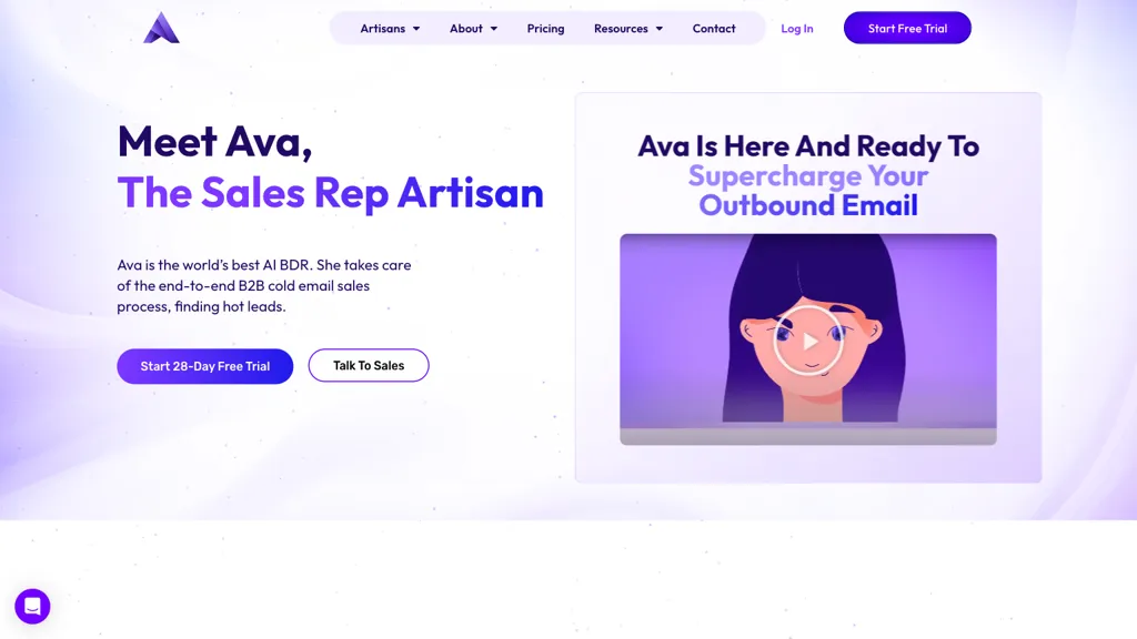 Ava by Artisan Top AI tools
