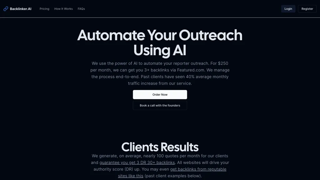 Backlinker AI Top AI tools