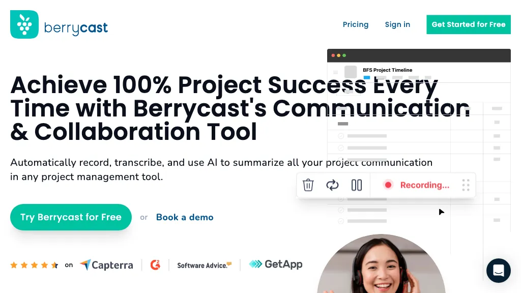 Berrycast Transcripts Top AI tools