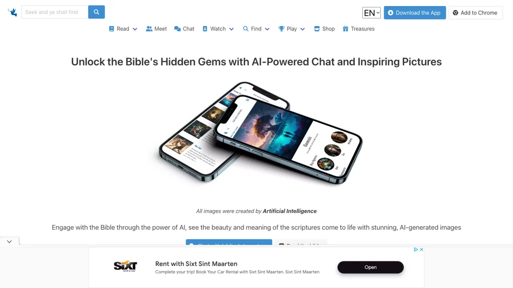 BiblePics Top AI tools