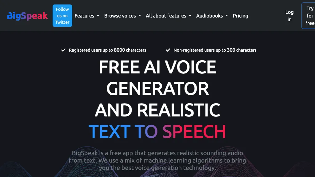 Big Speak Top AI tools