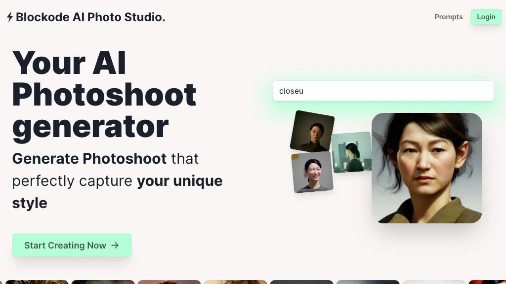 Blockode AI Photo Studio Top AI tools