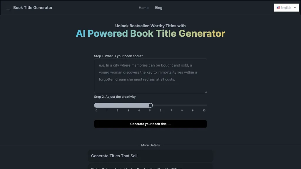 Book Title Generator Top AI tools