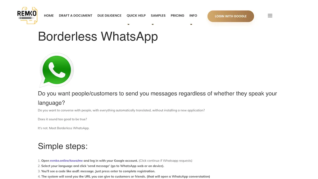 Borderless Whatsapp Top AI tools