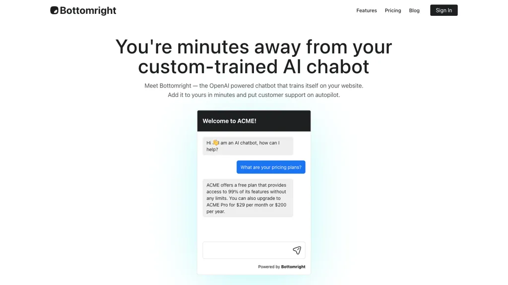 Bottomright AI Top AI tools