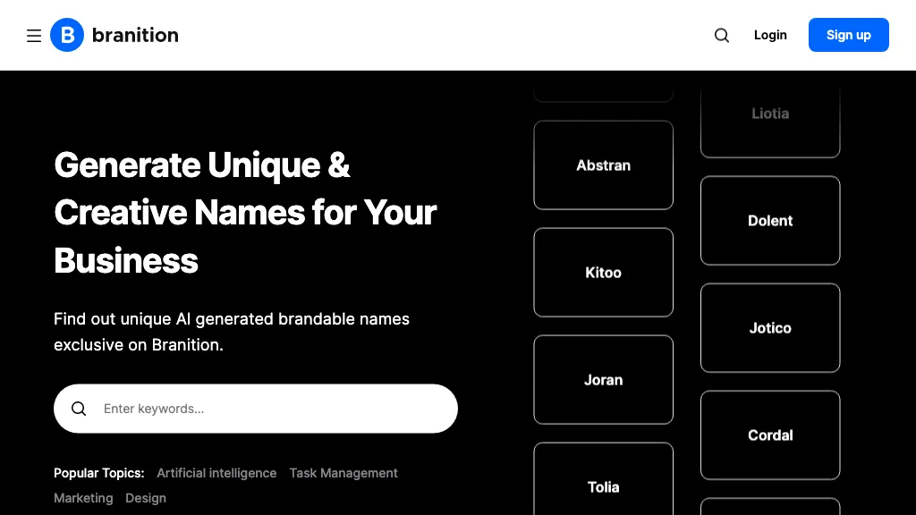 AI Name Generator Top AI tools