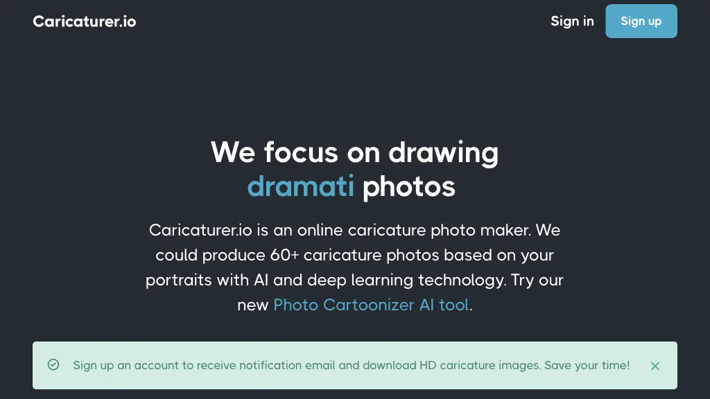 Caricaturer.io Top AI tools