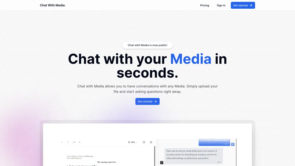 Chat With Media Top AI tools