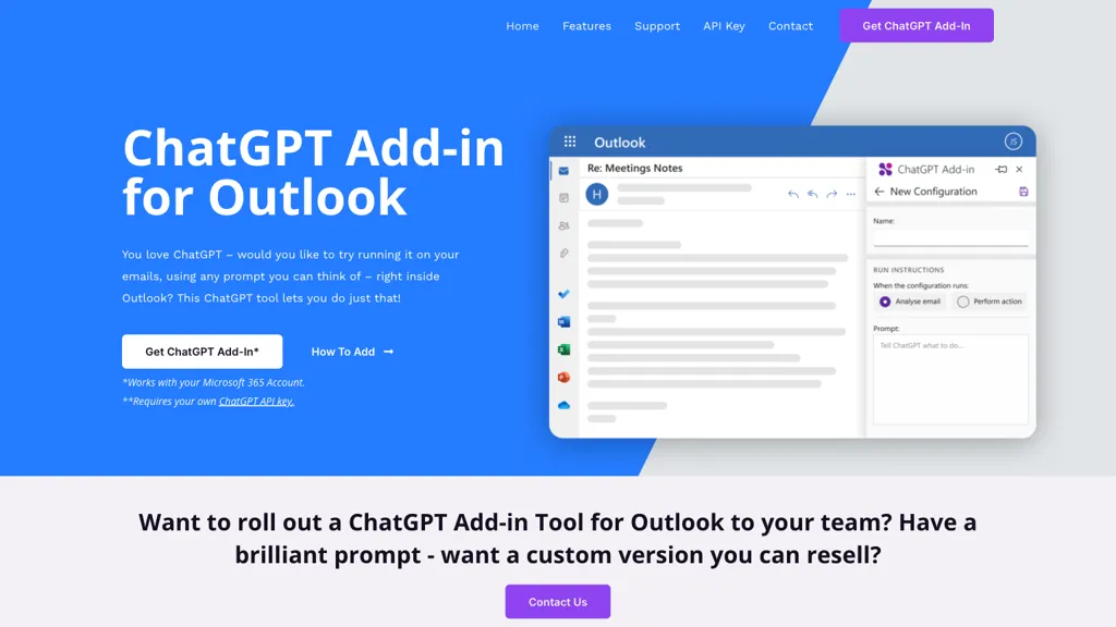 ChatGPT Add-in for Outlook Top AI tools
