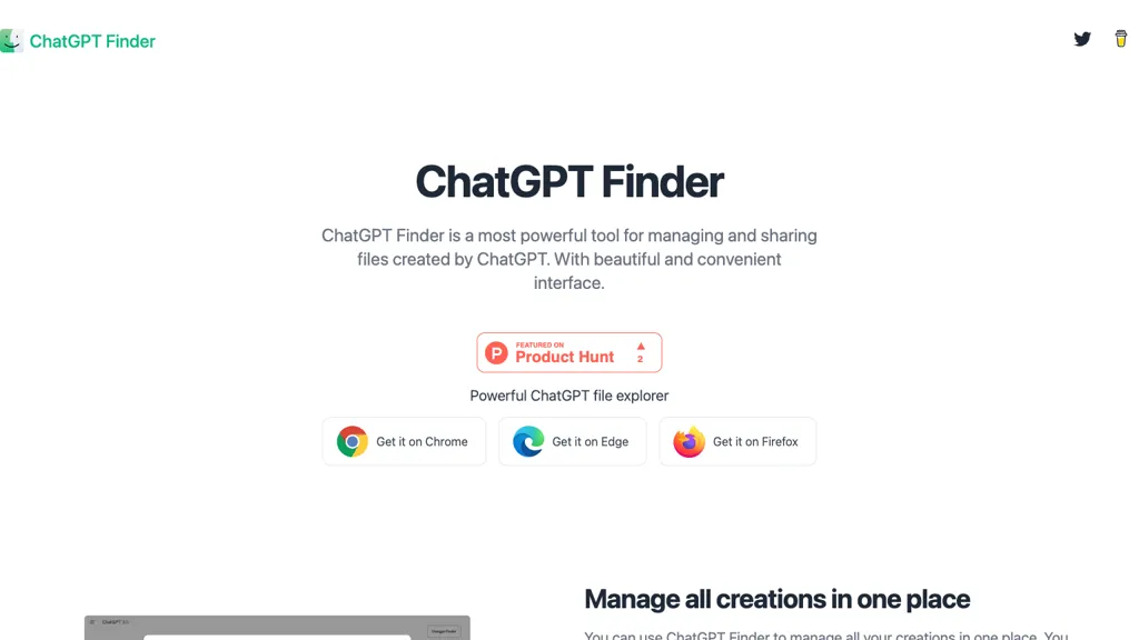 ChatGPT Finder Top AI tools