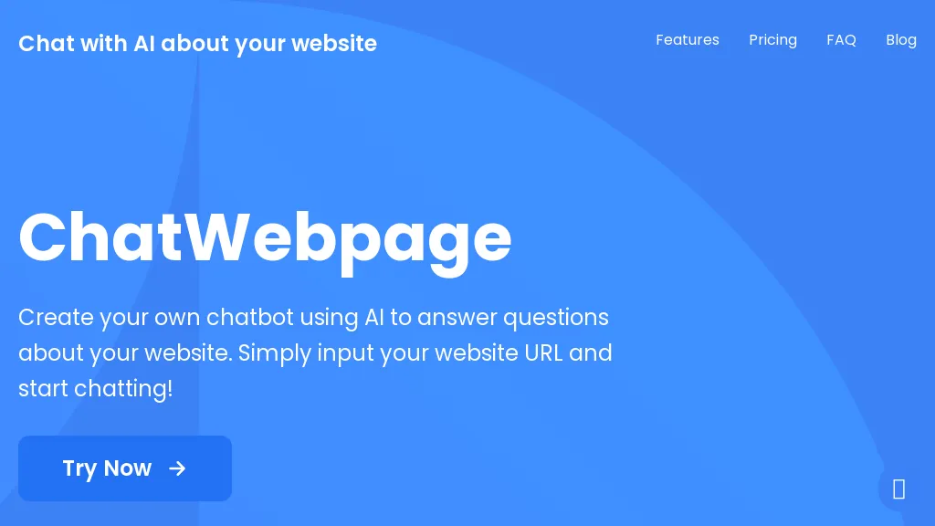 ChatWebpage Top AI tools