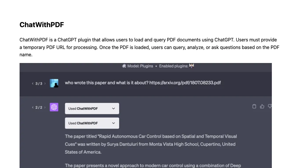 ChatWithPDF Top AI tools