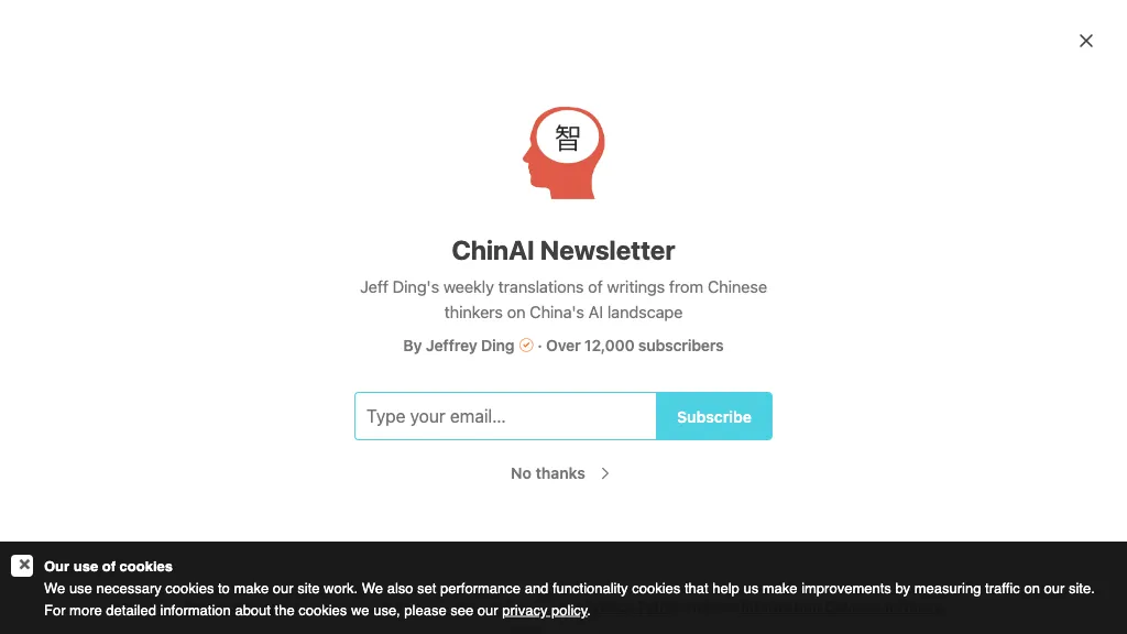 ChinAI Newsletter | Jeffrey Ding | Substack