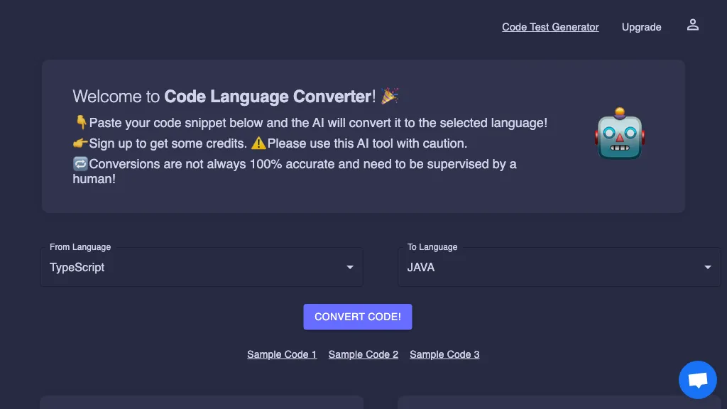 Code Language Converter