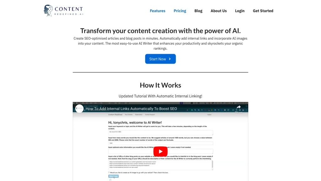 Content Redefined Top AI tools