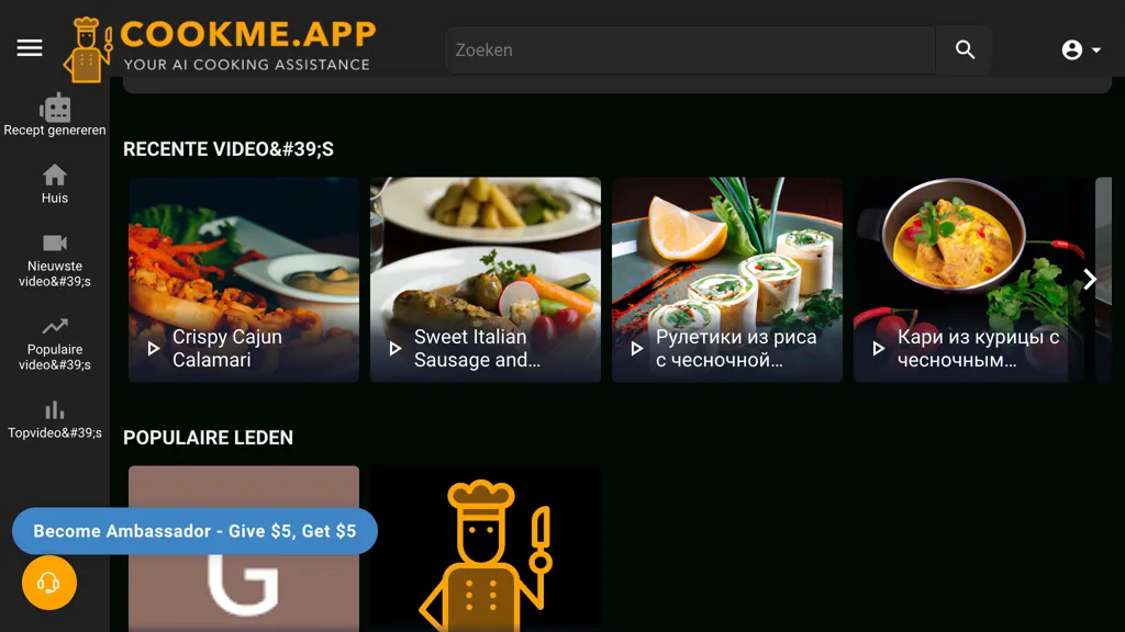 CookMe App - AI Cooking Assistant 