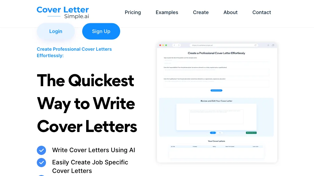 Cover-letter generator with AI Top AI tools