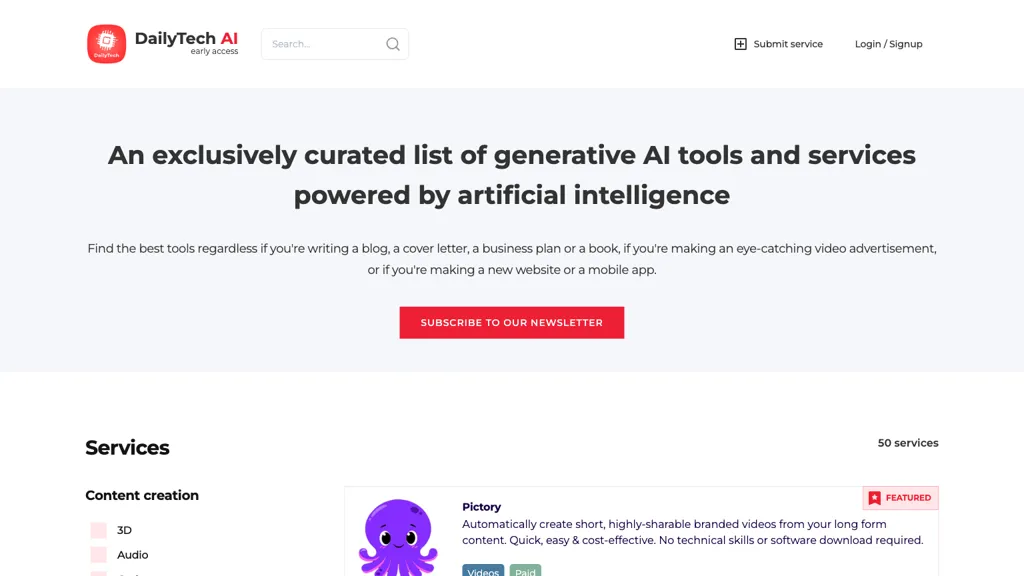 CreataAI Top AI tools