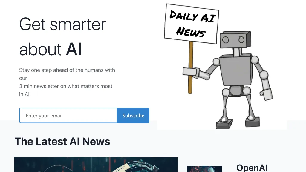 Chatgptnewsletter Top AI tools